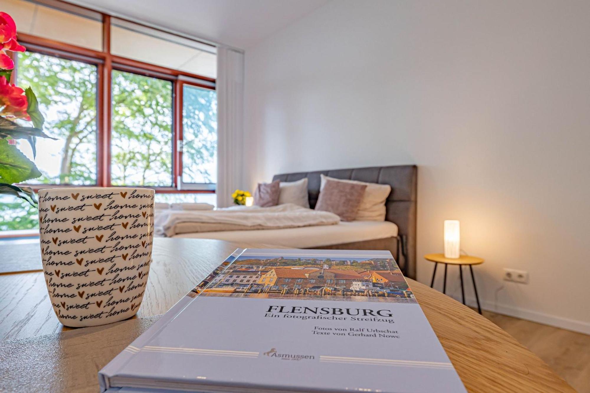 Fewo1846 Intermar - Leichte Brise - Modernes Studioapartment Mit Meerblick Glücksburg المظهر الخارجي الصورة